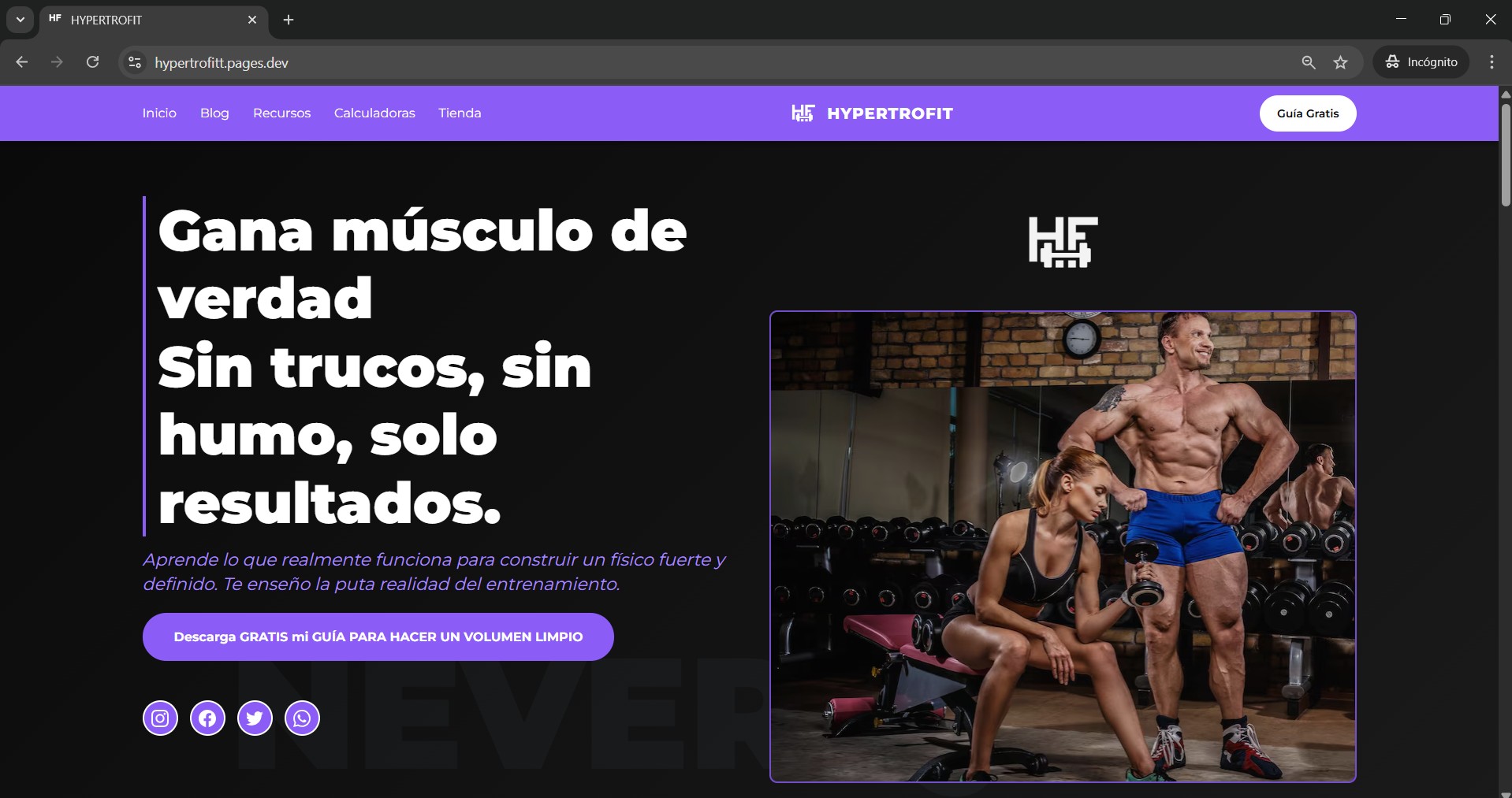 Plan de entrenamiento Hypertrofit en distintos dispositivos